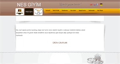 Desktop Screenshot of nesgiyim.com