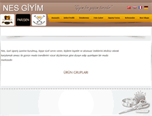 Tablet Screenshot of nesgiyim.com